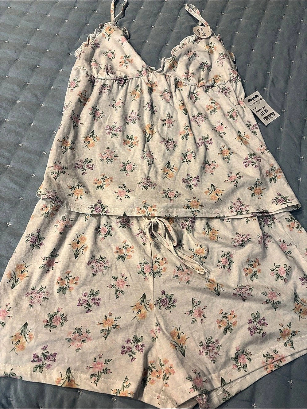 Laura Ashley Floral Cami and Shorts Pajama Set